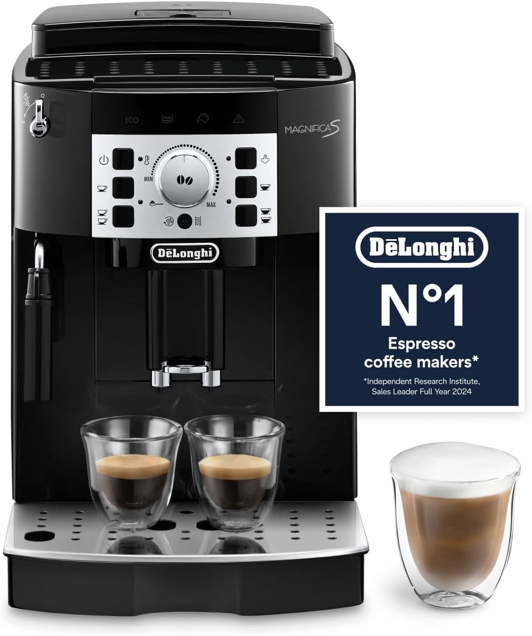 De'Longhi Magnifica Evo Next - Automatic Coffee Machine 13 Drinks Titanium