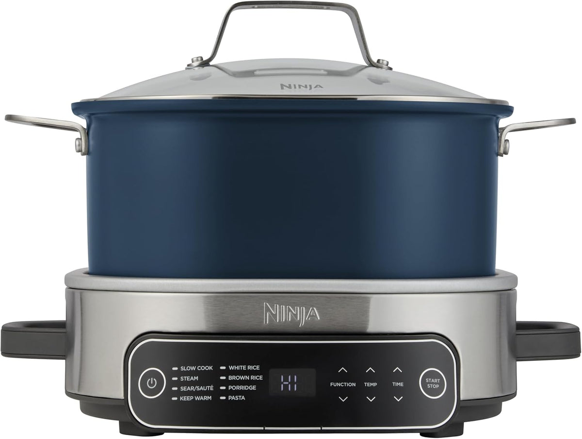 Ninja Foodi PossibleCooker, 8-in-1 8L Slow Cooker, Sea Salt Grey MC1001UK